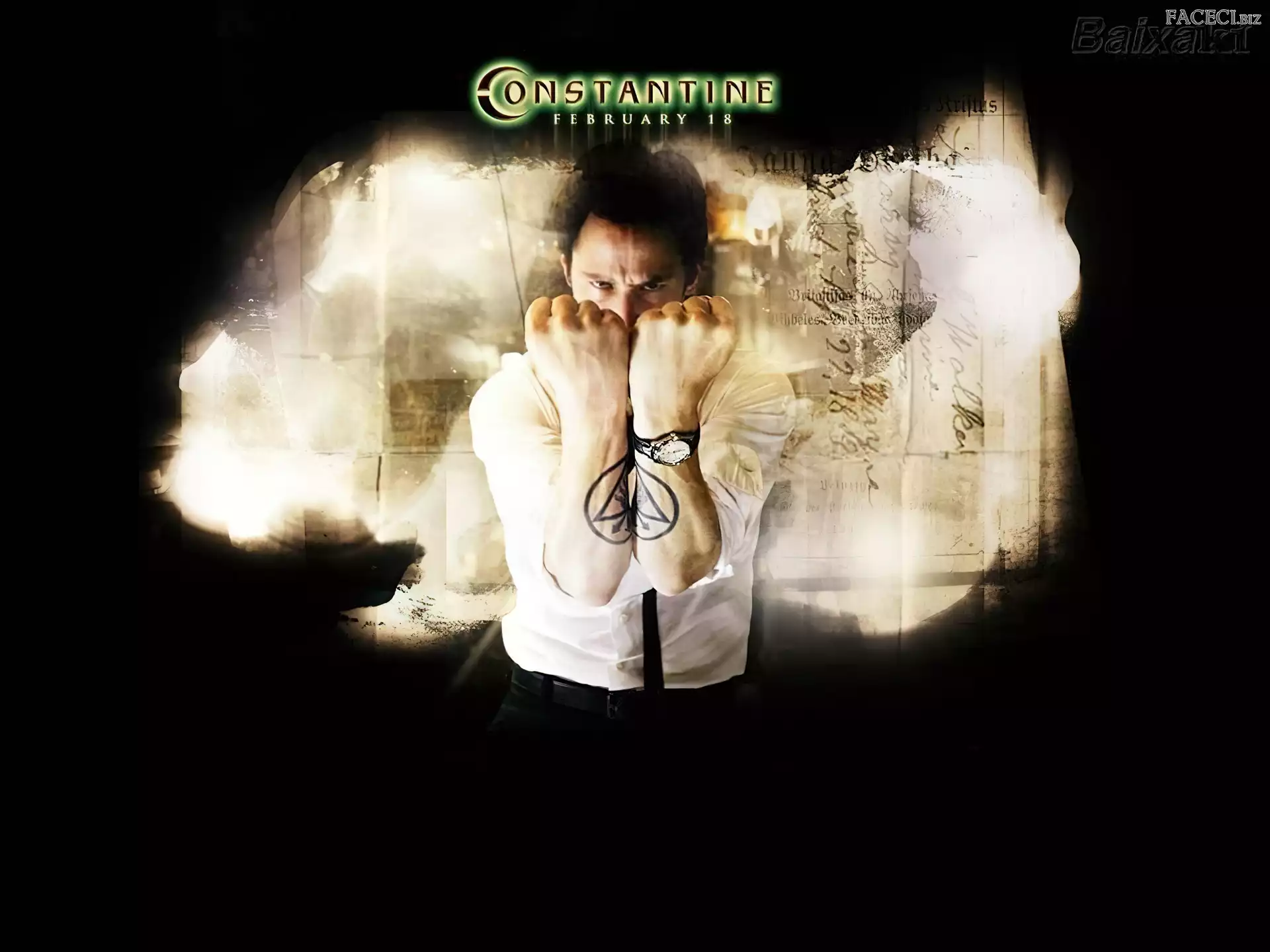 tatuaż, Constantine, Keanu Reeves